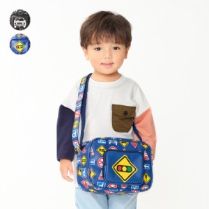 【子供服】 Kids Foret (キッズフォーレ)　車・標識柄通園バック B13602