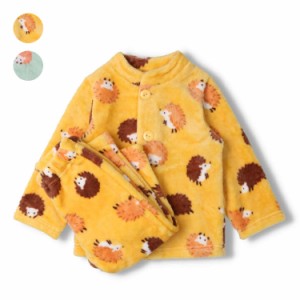 【再値下げ】【23秋冬SALE30%OFF価格】 Kids Foret (キッズフォーレ) はりねずみ柄もこもこボアパジャマ・ルームウェア キッズ 男の子 B5