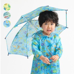 【子供服】 Kids Foret (キッズフォーレ) 恐竜・車総柄かさ・傘 SS S M L キッズ 男の子 B81816