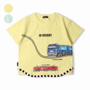 【子供服】 moujonjon (ムージョンジョン) JR貨物電車半袖Tシャツ 90cm〜130cm F32815