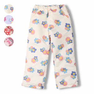 【23秋冬SALE20%OFF価格】 JollyJury (ジョリージュリー) お花・ねこ柄スノーパンツ・長ズボン キッズ 女の子 F61080