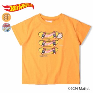 【子供服】 crescent (クレセント)【Hot WHeeLs】ホットウィールスケボー半袖Tシャツ 80cm〜130cm N32813