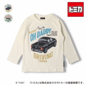 【子供服】 Daddy Oh Daddy (ダディオダディ) 【トミカ】車プリント長袖Ｔシャツ 90cm〜130cm V12850