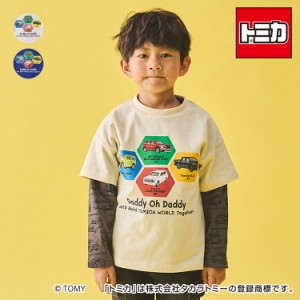 【子供服】 Daddy Oh Daddy (ダディオダディ) 【トミカ】車プリントＴシャツ２枚セット 90cm〜130cm V12851