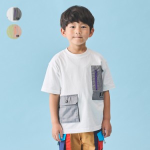 【24夏SALE30%OFF価格】 Daddy Oh Daddy (ダディオダディ) ポケット付半袖Tシャツ 90cm〜130cm V32802