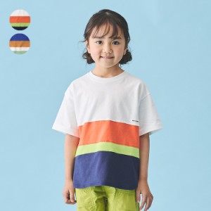 【子供服】 Daddy Oh Daddy (ダディオダディ) 日本製 配色切替半袖Tシャツ 90cm〜130cm V32806