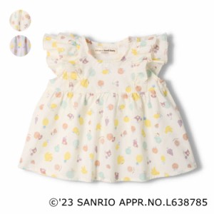 【再値下げ】【23夏セール30%OFF価格】kid´s zoo×Sanrio Baby サンリオキャラクター総柄チュニック キッズ 女の子 W40950