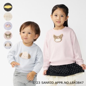 【再値下げ】【23秋冬SALE30%OFF価格】kid´s zoo×Sanrio charactersサンリオ裏毛トレーナー・スウェット ベビー 男の子 女の子 W60690