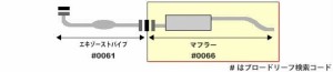 マフラー■スクラム トラック■DJ51T/DK51T■純正同等/車検対応　096-66