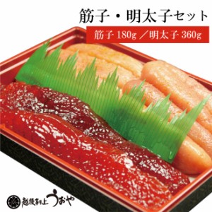 筋子 180g 明太子 360g セット /魚卵/すじこ/めんたいこ/ギフト/ご贈答/プレゼント/お歳暮/お中元