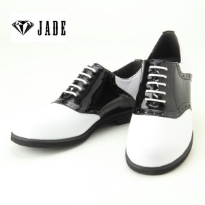 JADE/ジェイドJD5511 ダンスシューズロックポップ　ダンサー　(ホワイト×ブラック）ヒップホップ　ストリート