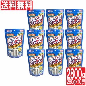 洗たく槽 クリーナー 洗濯 洗浄剤 銀イオン 非塩素系 280g 10個セット 送料無料 ポイント消化