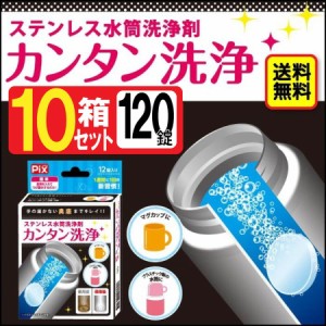 洗浄剤 ステンレス 水筒 12錠 10箱セット 送料無料