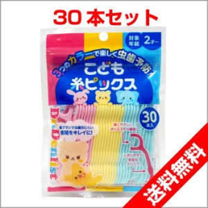 歯間フロス デンタルフロス 歯間 子供用 30本入 こども糸ピックス Dr.デンリスト メール便送料無料 ポイント消化