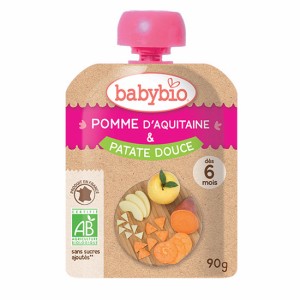 babybio（ベビービオ）ベビースムージー アップル・スイートポテト 90g【生後6ヶ月頃〜大人まで】ミトク 離乳食 ダイエット 美容 栄養補