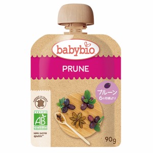 babybio（ベビービオ）ベビースムージー プルーン 90g【生後6ヶ月頃〜大人まで】ミトク 離乳食 ダイエット 美容 栄養補給 有機JAS 砂糖不