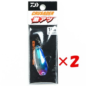 【 まとめ買い ×2個セット 】 「 ダイワ DAIWA トラウトスプーンクルセイダー激アツ10gブルーピンクテール 」