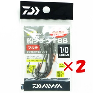 【 まとめ買い ×2個セット 】 「 ダイワ DAIWA タチウオ用 釣り針 1/0 サクサスフック マルチ 」