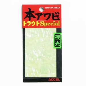 「 ACCEL アクセル 本アワビトラウトSP R-01 グローナチュラル 釣具 釣り具 釣り用品 」