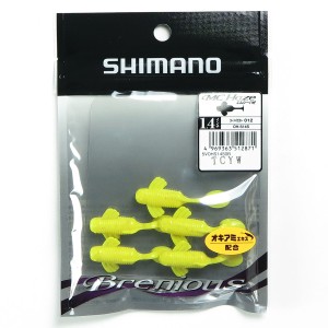 「 シマノ SHIMANO ブレニアス エムシーハゼ 1.4インチ 5本入 012 コーンイエロー OH-S14S 」