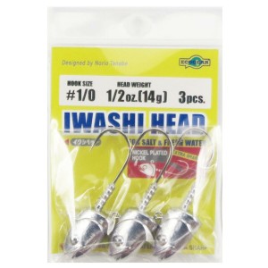 「ジグヘッド エコギア Ecogear イワシヘッド 1/2oz 14g フックサイズ#1/0 」