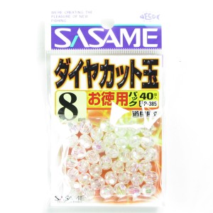 「 ささめ針 SASAME P-385道具屋徳用ダイヤカットクリスタル 8 」