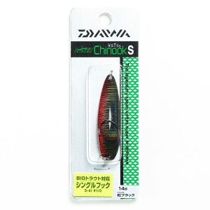 「 ダイワ DAIWA レーザーチヌークS 14g/60mm 紅ブラック ルアー トラウト 自然渓流 スプーン 」