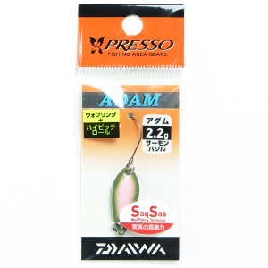 「 ダイワ DAIWA プレッソ アダム 2.2g サーモンバジル / スプーン エリアトラウト サーモンバジル 2.2g 」