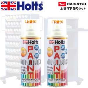 Holts MINIMIX ダイハツ カラーコード R65 ムースピンクパール 上塗り+下塗り2本セット 補修スプレー缶 260ml ミニミックス ホルツ