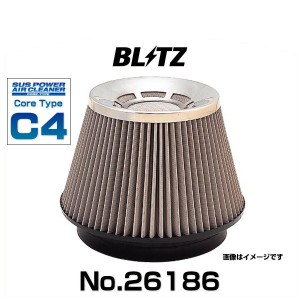 BLITZ ブリッツ ワゴンR No.26186 サスパワーエアクリーナー AZワゴン、KEI、ラパン、他 コアタイプ エアフィルター