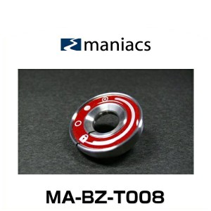 maniacs マニアックス MA-BZ-T008 VW、Audi用 キーベゼル （TWELVE レッド）