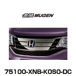 無限 MUGEN 75100-XNB-K0S0-DC STEP WGN Front Sports Grille ステップワゴン フロントスポーツグリル ダーククロームメッキ仕上げ