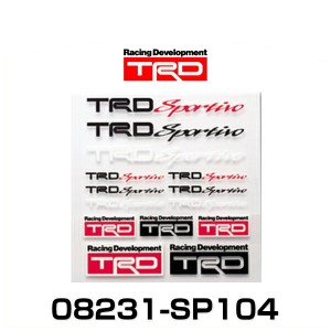 TRD 08231-SP104  TRD Sportivo ミニステッカーセット