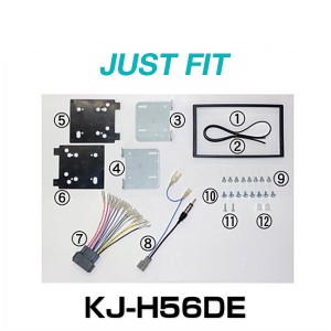 JUST FIT ジャストフィット KJ-H56DE 取付キット （マイクロアンテナ車用） H24/7〜H27/2
