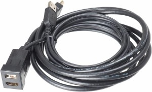 Beat-Sonic ビートソニック USB14A USB/HDMI延長ケーブル  ホールサイズ26x23 トヨタ車用 スペアスイッチホールがUSB/HDMI入力端子に変身