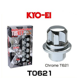 KYO-EI 協永産業 T0621 トヨタ純正アルミホイール平面座専用マグタイプナット M12×P1.5 19/21HEX 20個入 クロームメッキ