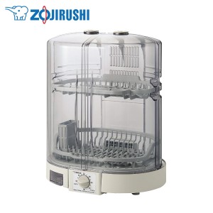 【送料無料】 食器乾燥機 象印 EY-KB50-HA  グレー 同梱不可 省スペース 縦型 節電 食器乾燥器