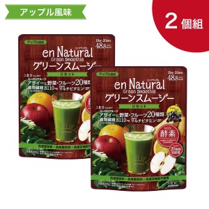 【お得な2個セット】メタボリック エンナチュラル グリーンスムージー 170g×2 食物繊維 酵素 乳酸菌 スムージー ダイエット 日本製 