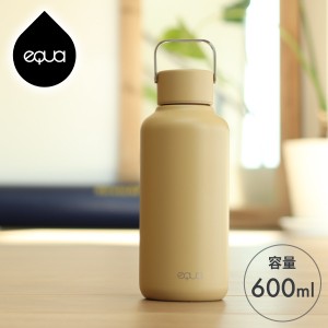 エクア ステンレスボトル タイムレス 600ml ラテ ET-1171L by noted. 水筒 常温 マグボトル タンブラー 常温ボトル 軽量 ギフト 