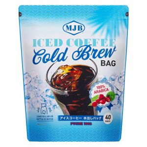 MJB アイスコーヒー水出しバッグ 40バッグ 無糖 水出し コストコ 大容量 アイスコーヒー