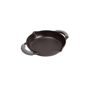 STAUB ニダベイユ・両手フライパン 40509-384 24cm 黒 ストウブ 品番：AHLV303