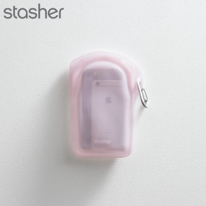 スタッシャー シリコーンバッグ ゴーバッグ ピンク STGO37 stasher フードバッグ 保存容器 シリコン 密閉 再利用