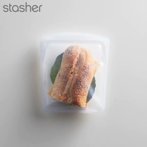 スタッシャー シリコーンバッグ EZクォート クリア STQRT00 stasher フードバッグ 保存容器 シリコン 密閉 再利用