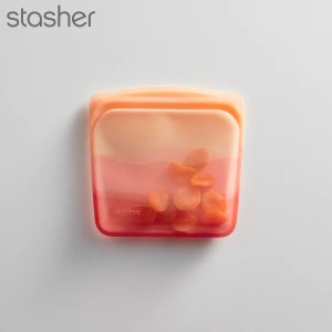 スタッシャー シリコーンバッグ EZサンドイッチ ガラパゴス STSGLPEZ stasher フードバッグ 保存容器 シリコン 密閉 再利用