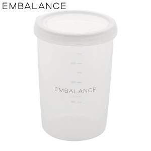 EMBALANCE ディープラウンドコンテナ M クリア 1000mL T12196 鮮度長持ち エンバランス