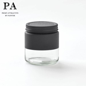 (長期欠品中につき、入荷次第の予約販売)PA ボトル型キャニスター S（510ml） Black 黒 ブラック 湯せん不可 見せる収納 コーヒー豆 紅茶