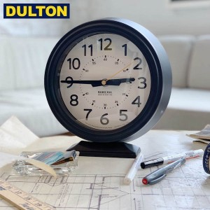 DULTON BOHUMIL CLOCK BK (品番：K925-1256BK) ダルトン インダストリアル アメリカン ヴィンテージ 男前 ボフミル クロック ブラック