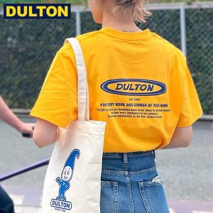 DULTON ダルトン Tシャツ オーバル ロゴ L イエロー (品番：T22-0477L/YL) DULTON T-SHIRT OVAL LOGO L YELLOW ダルトン インダストリア