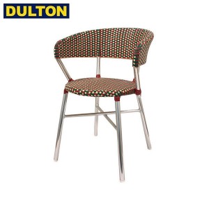 DULTON Aluminum roundish chair Red/Green ガーデンチェア (品番：F19-0001RD/GN) ダルトン インダストリアル アメリカン ヴィンテージ 