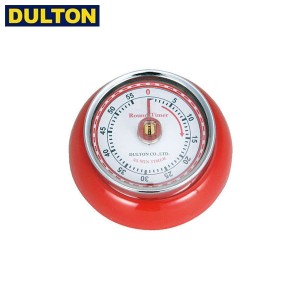 (長期欠品中、予約販売)DULTON キッチンタイマー ウィズ マグネット レッド KITCHEN TIMER W/MAGNET RD (品番：100-189RD) ダルトン イン